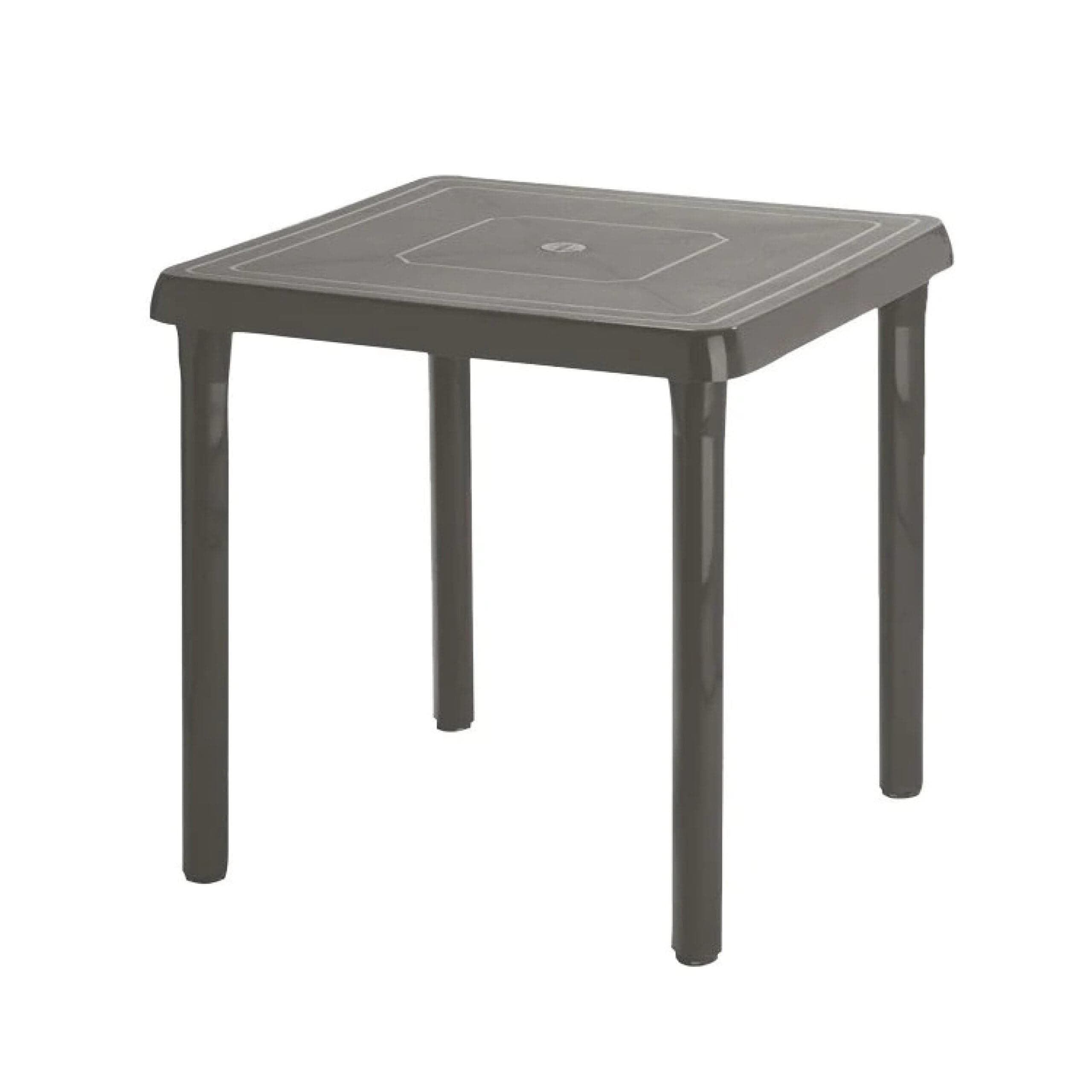 Mesa Plástica De Cuatro Cupos Para Adultos