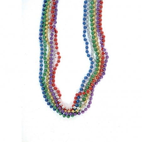 Collar de perlas grandes colores surtidos
