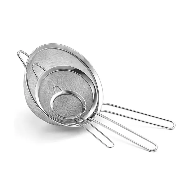 Juego De Coladores En Acero Inoxidable